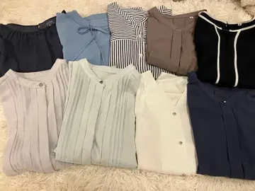 반팔 블라우스 9개 세트 묶음 판매