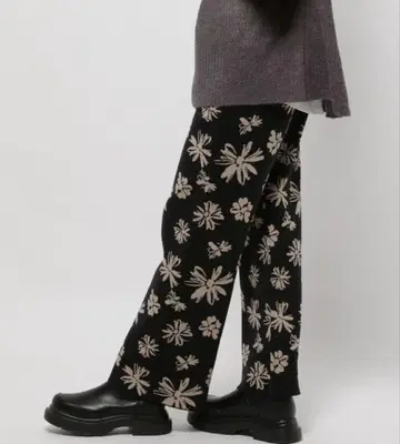 새상품 니코앤드 나메라카 터치 니트 팬츠 M