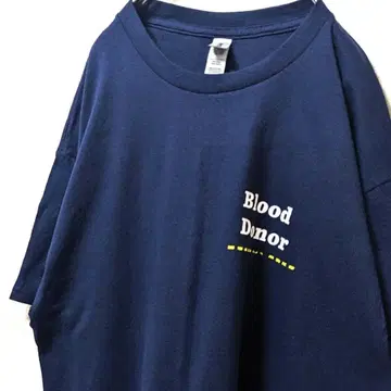 길단 브래드도너 로고 T셔츠 네이비 색 L 빈티지 구제 의류