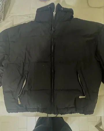 Eddie Bauer 블랙 다운 자켓 S/P