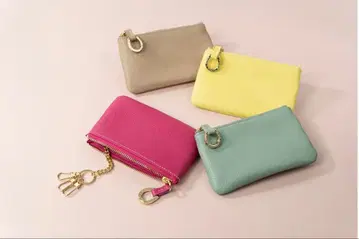 미사용 새상품 소메스 안장 피콜로 슬림 파우치 핑크