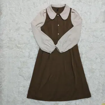 DAZY 둥근 카라 원피스 L 사이즈