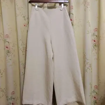 이에나 베이지 와이드 팬츠