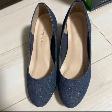 vanity beauty 데님 라운드토 펌프스 22.5