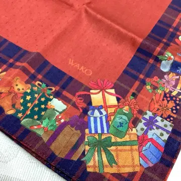 긴자 와코 크리스마스 한정판 손수건 WAKO