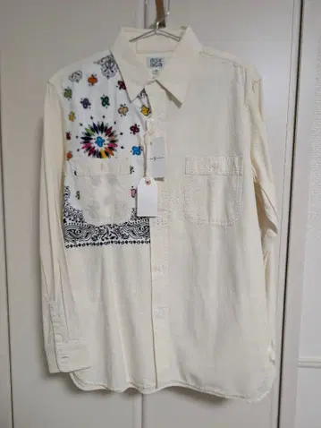 oaxaca M 긴팔 셔츠 컬러풀 자수