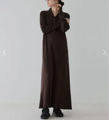 크루레 프론트 플라이니트 원피스 사이즈 3