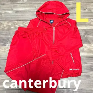CANTERBURY 후드 부착 저지 L 사이즈 레드