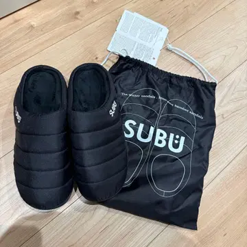[ 새상품급 ] SUBU 슬립온 샌들 블랙 사이즈 1