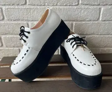 Ank Rouge 통굽 로퍼 화이트