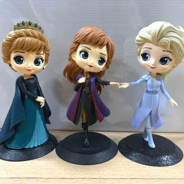 디즈니 겨울왕국 피규어 Qposket 안나 엘사 덤 포함