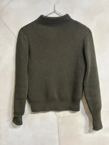 HYKE 리브 니트 사이즈 1 올리브