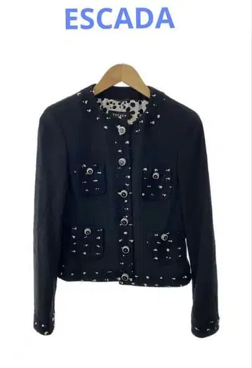 ESCADA 노카라 블랙 자켓