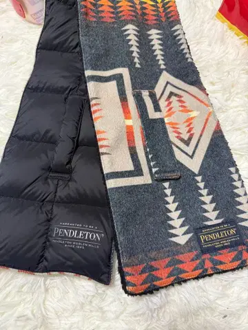 PENDLETON x TAION 콜라보 다운 머플러