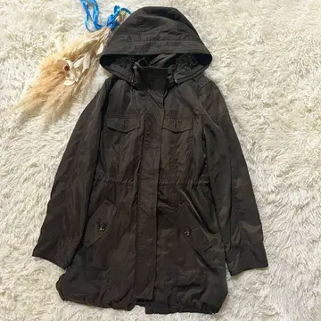 [ 루스 ] LE SOUK 다크 브라운 모즈 코트 퍼 롱 다운 가을/겨울