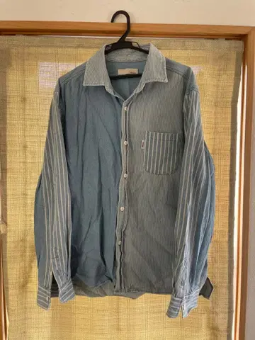 [가격 인하 중] Reroom 리룸 스트라이프 데님 셔츠