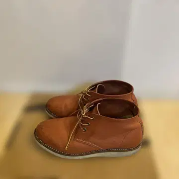 브라운 가죽 워크 부츠 하이컷 Hawkins