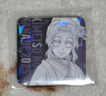 귀멸의 칼날 연회 원화 글리터 캔뱃지 코쵸우 시노부 업