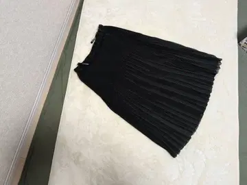 블랙 플리츠 스커트 사이즈 40