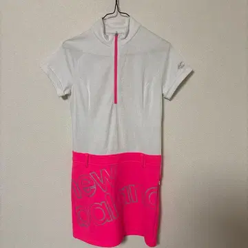 뉴발란스 골프 원피스 화이트/핑크