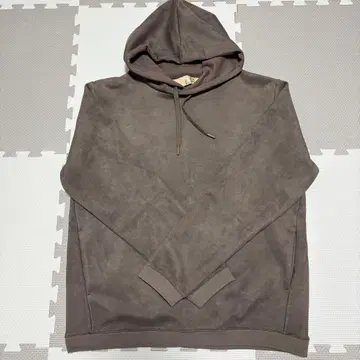 나노 유니버스 브라운 스웨이드 후드티