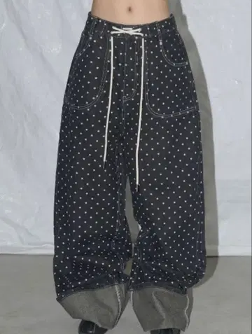 Fancyclub 도트 데님