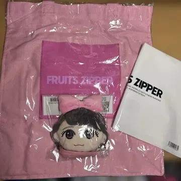 FRUITS ZIPPER 마츠모토 카렌 토트백&가마구치 세트