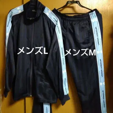 UNDER ARMOUR 네이비 스트라이프 저지 상하의 세트 ( 남성용 )