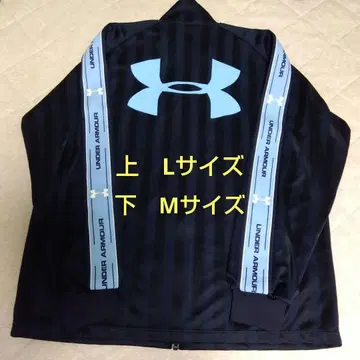 UNDER ARMOUR 네이비 스트라이프 저지 상하의 세트 ( 남성용 )