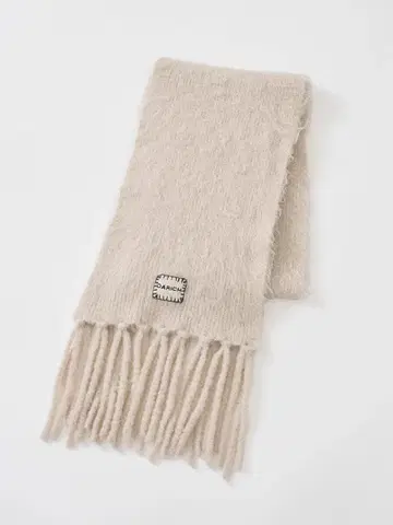 다리치 Darich 헤어 리 볼륨 머플러 아이보리