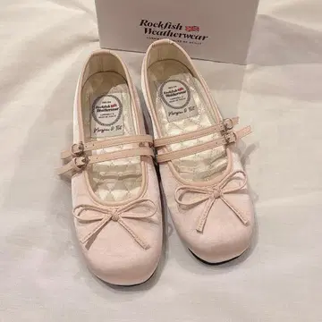 Rockfish weatherwear 발레 슈즈 새틴 핑크
