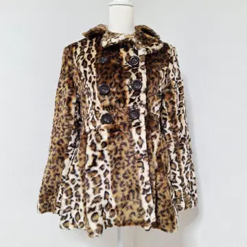 도스치/DOSCH 레오파드 자켓 코트 [ L ] 레오파드 무늬 더블