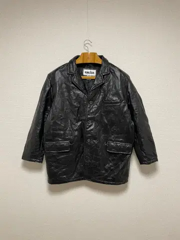 00s KING SIZE 킹사이즈 패치워크 가죽 자켓