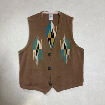 치마요 베스트 베이지 울 베스트 버튼 체인지