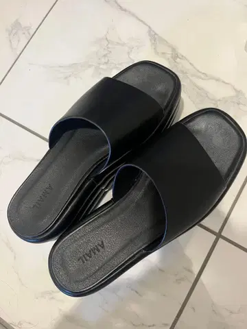 AMAIL 블랙 Platform bulky sandal 통굽 샌들 M
