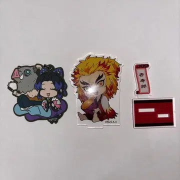 렌고쿠 쿄쥬로 아크릴 스탠드 시노부&이노스케 키링