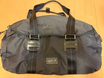 애니에스베 보야주 2way 보스턴 백 사선 나일론 블랙