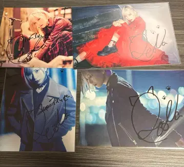 ReoNa 친필 사인 엽서 4장 + 한정판 엽서 3장