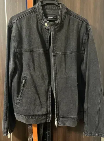 MUSINSA 블랙 데님 자켓