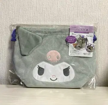 새상품 산리오 쿠로미 봉제 인형 멀티 복조리 물티슈 케이스 다기능