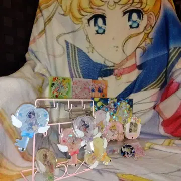 세일러문 아크릴 스탠드 키링