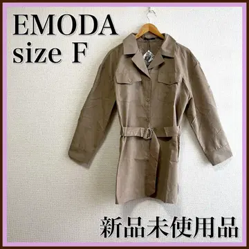 택 포함 EMODA 에모다 오버 셔츠 셔츠 원피스 미니 스커트