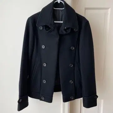 SHIPS JET BLUE 남성용 블랙 피코트