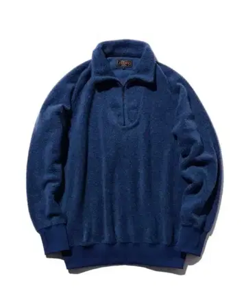 [ BEAMS PLUS ] 밀리터리 하프 지퍼 플리스/XL