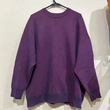 JEANASIS 12G W 자카드 볼륨 슬리브 풀오버 지나시스