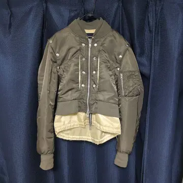 GRANCY 볼륨 레이어드 디자인 MA-1 S 사이즈