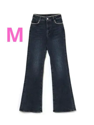 andmary Heart stitch denim navy blue M