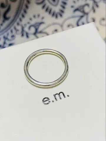 e.m. [ ZOZOTOWN 한정판 ] thin 반지 S 핑키링 1호