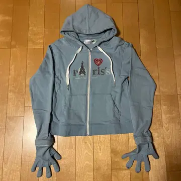 DINOWORKS paris hoodie blue