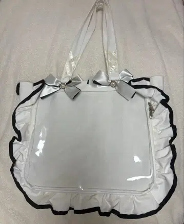 이타백 자카마트 A4 프릴 디자인 화이트